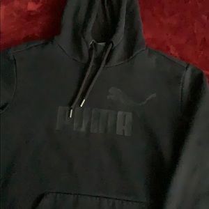 Puma Black on black hoodie